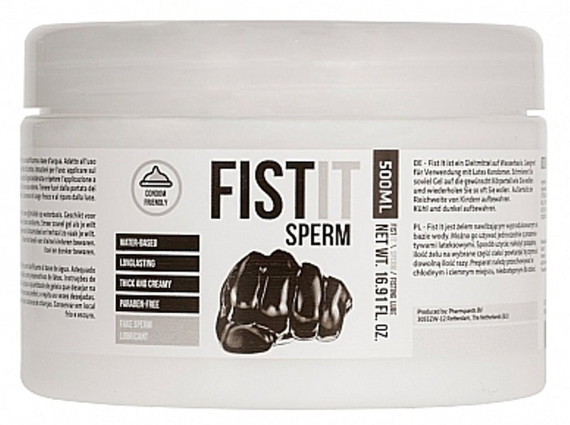 Fist-It Sperm 500ml Slide On And Enjoy - Default Title - Water Based Lubes
