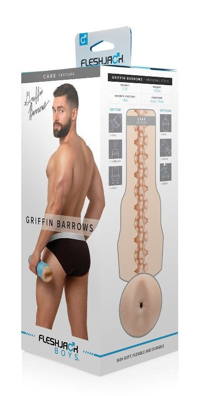 Fleshjack Boys Griffin Barrows Cake Realistic Male Stroker - - Masturbators and Strokers