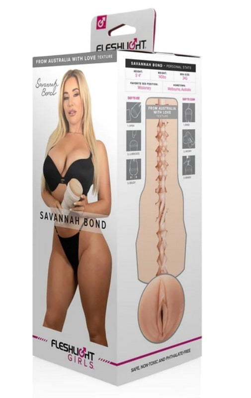 Fleshlight Girl Savannah Bond From Australia With Love - - Realistic Butts And Vaginas