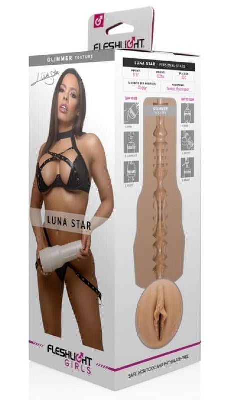 Fleshlight Girls Luna Star Glimmer Realistic Vagina Stroker - - Realistic Butts And Vaginas
