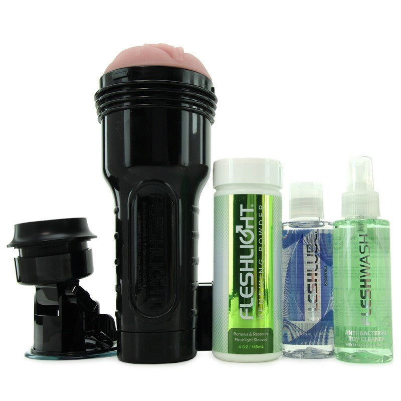 Fleshlight Pink Lady Original Masturbator and Lubricant Value Pack - - Masturbators and Strokers