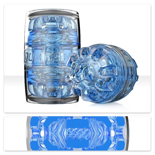 Fleshlight Quickshot Turbo Blue Ice Push And Play CRings - - Masturbators and Strokers