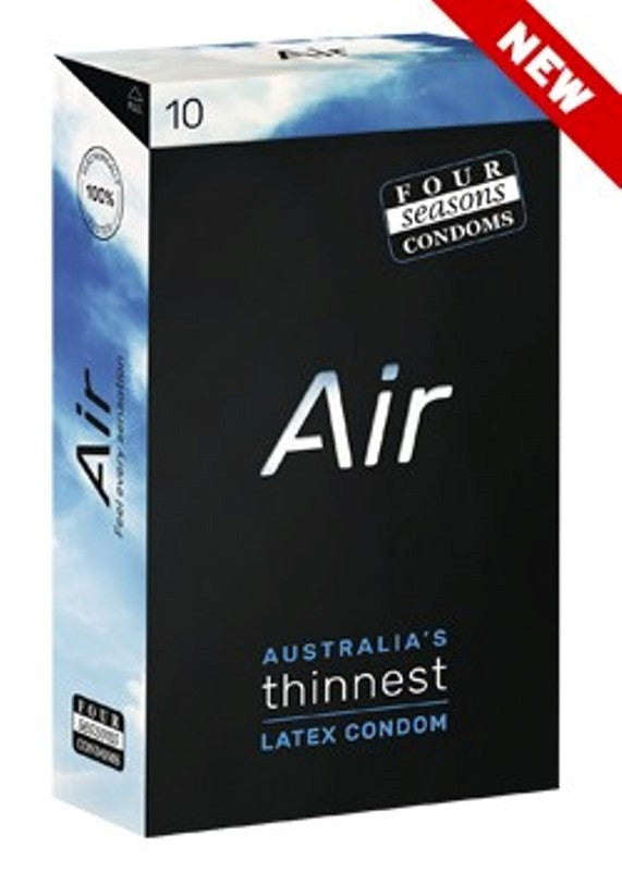 Four Seasons Air Condoms 10 Pack Next Gen Cock Rings - - Condoms