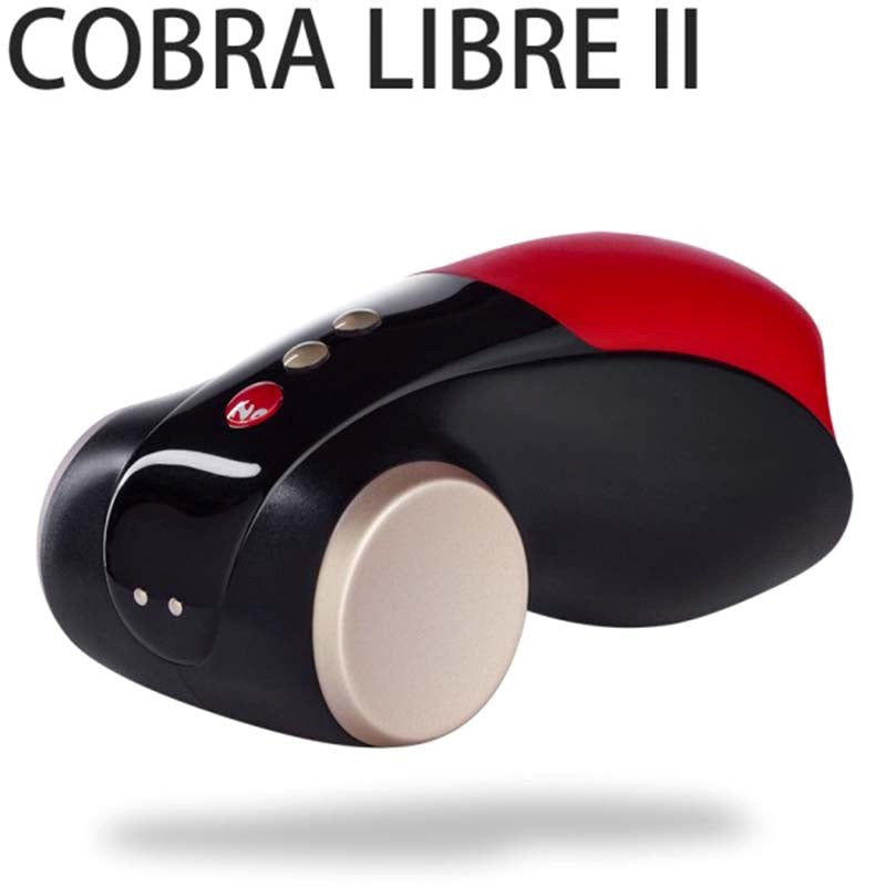 Fun Factory Cobra Libre 2 Black/Red Top Rated Sex Toys - - Masturbators and Strokers