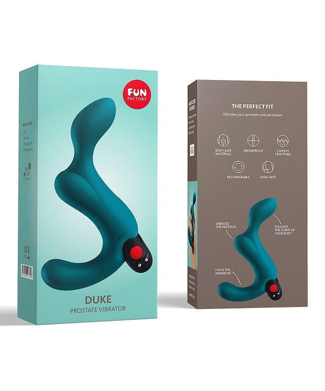 Fun Factory Duke Prostate Massager Deep Sea Blue - - Prostate Toys