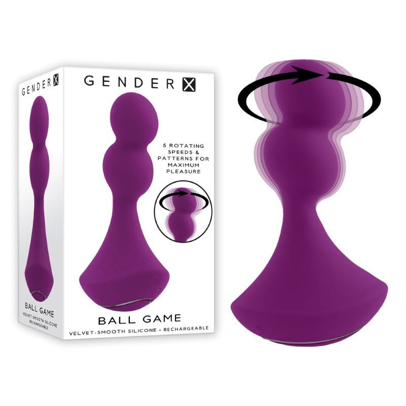 Gender X Rotating Vibes - Ergonomic Pleasure Unlocked - - Butt Plugs