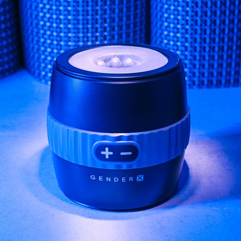 Gender X BARREL OF FUN Rechargeable Stroker - - Masturbators and Strokers