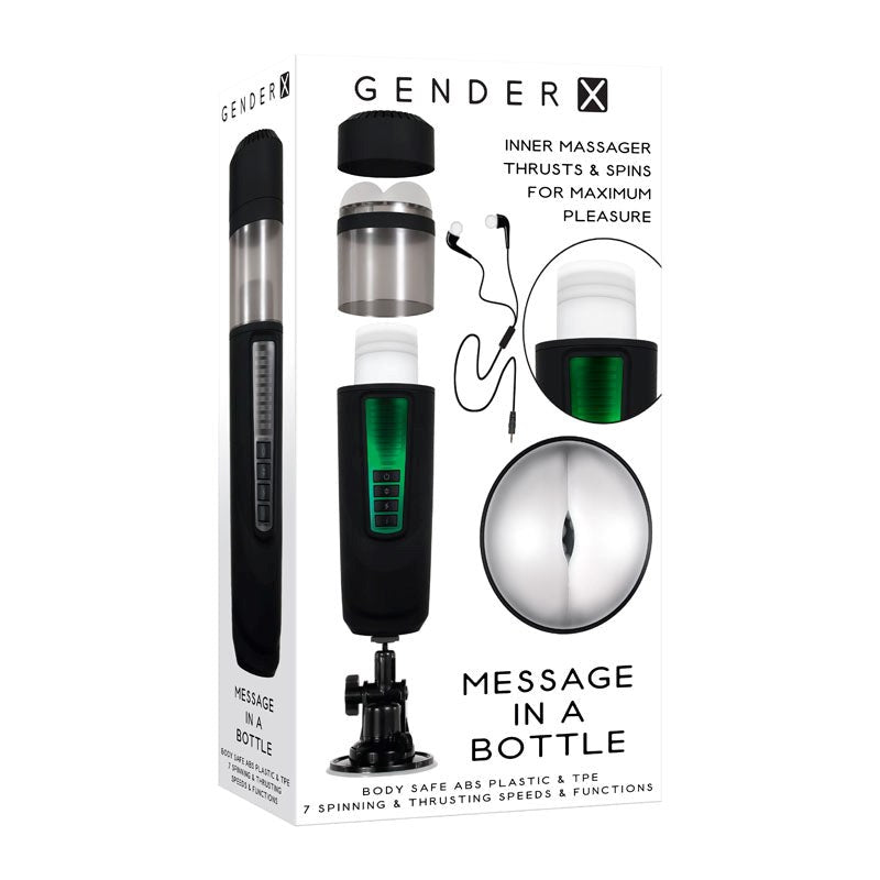 Gender X MESSAGE IN A BOTTLE Buy Now in AU - - Masturbators and Strokers