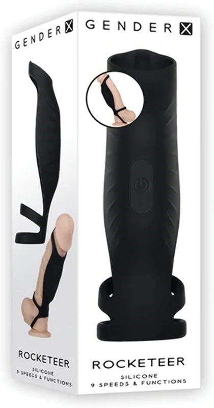 Gender X ROCKETEER - Innovative Pleasure Device for Solo or Shared Ecstasy - - Pumps, Extenders and Sleeves
