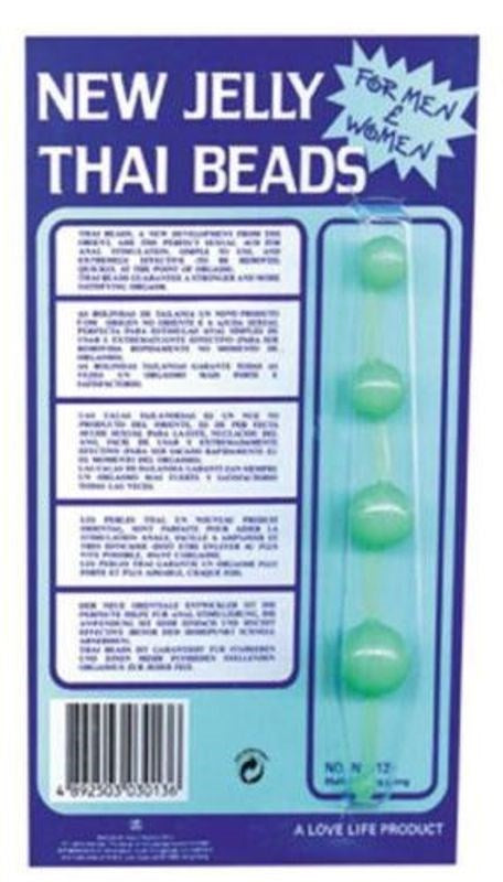 Glow in the Dark Anal Pleasure Thai Beads - - Butt Plugs