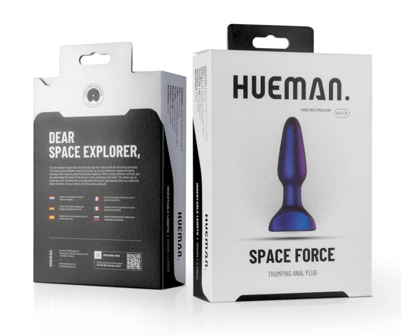 Hueman Space Force Thumping Anal Plug Your Harder Sex Gear - - Anal Vibrators