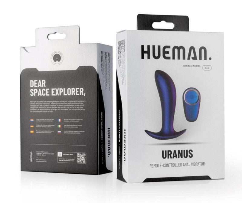 Hueman Uranus Remote Controlled Anal Vibrator - - Butt Plugs