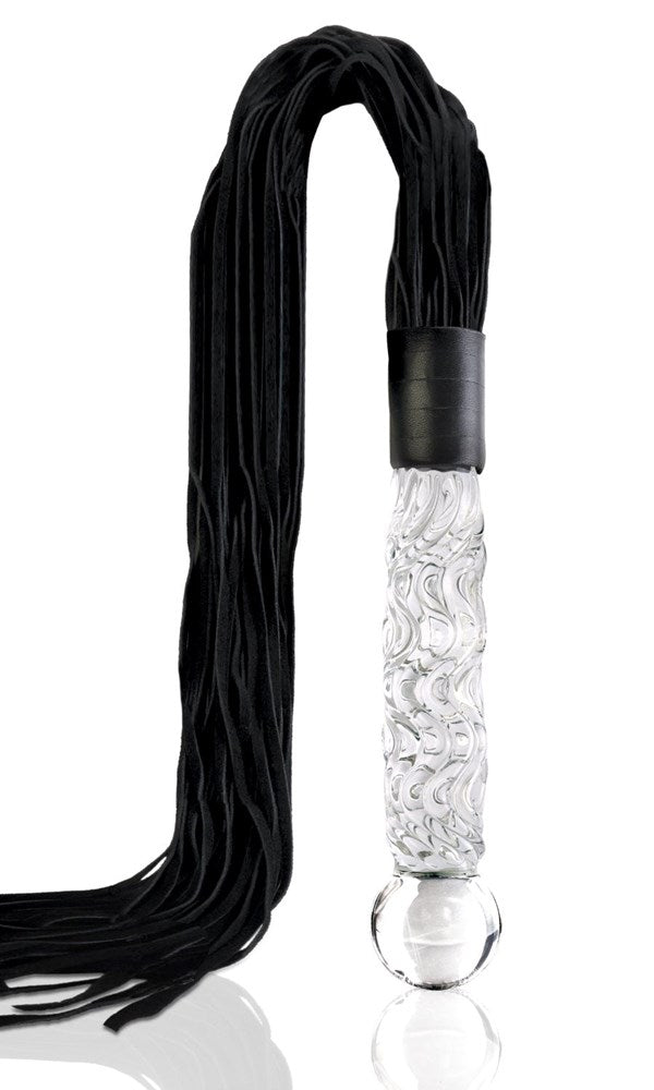 Pipedream Icicles No 38 Hand Blown Glass Whip - - Anal Dildos