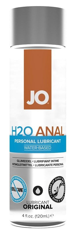 JO Anal H2O Top Cock Fittings - - Anal Lubes