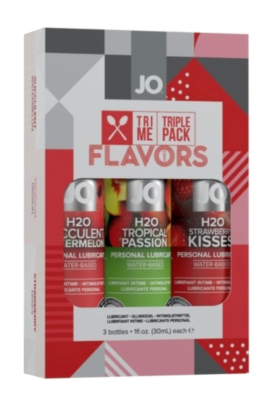 JO Tri Me Triple Pack Flavours Australian Cock Rings - Default Title - Water Based Lubes