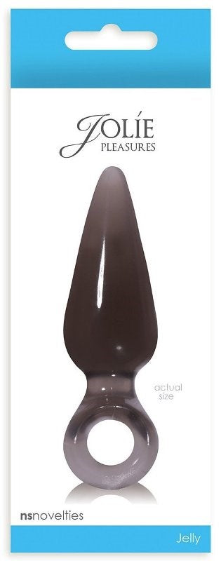 Jolie Pleasure Plug Small Charcoal Cock Fit Delights - - Butt Plugs