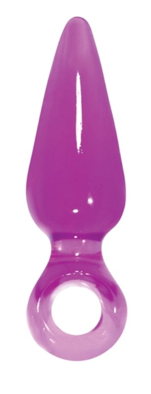 NS Novelties Jolie Pleasures Plug Medium Plum Butt Plug with Flared Base - - Butt Plugs