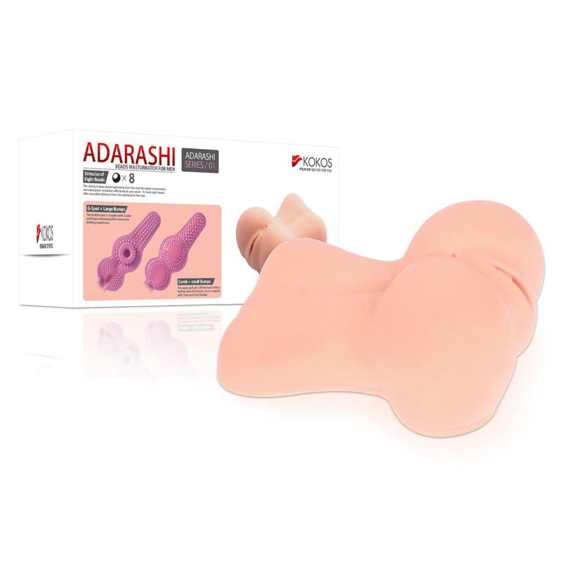 Kokos Mini Adarashi 1 Dual Layer Male Masturbator - - Realistic Butts And Vaginas