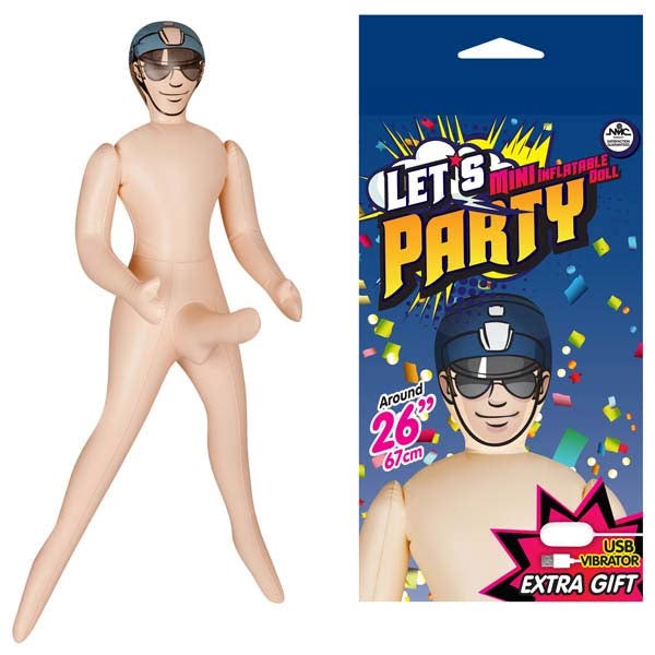 Let's Party Mini Vibrating Adult Love Doll Eddie - - Love Dolls