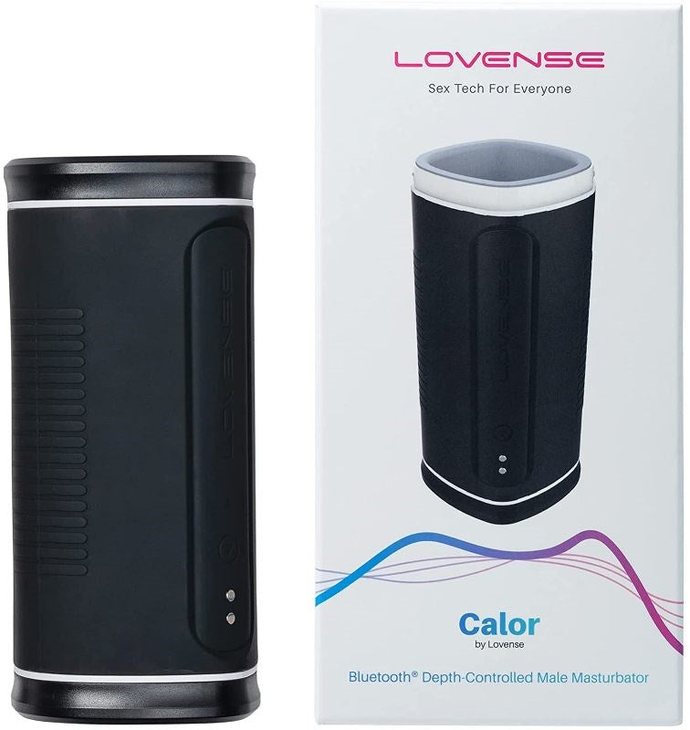 Lovense Calor Bluetooth Control Blowjob Male Masturbator - - Masturbators and Strokers