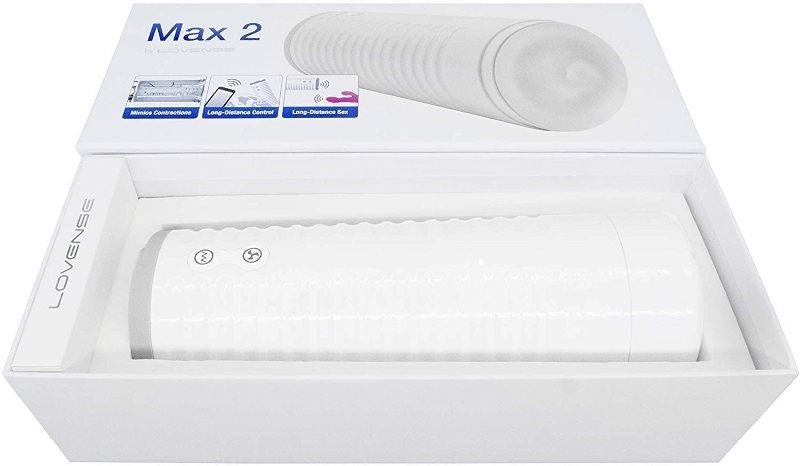 Lovense Max 2 Rechargeable Male Masturbator Sleeve - - Masturbators and Strokers