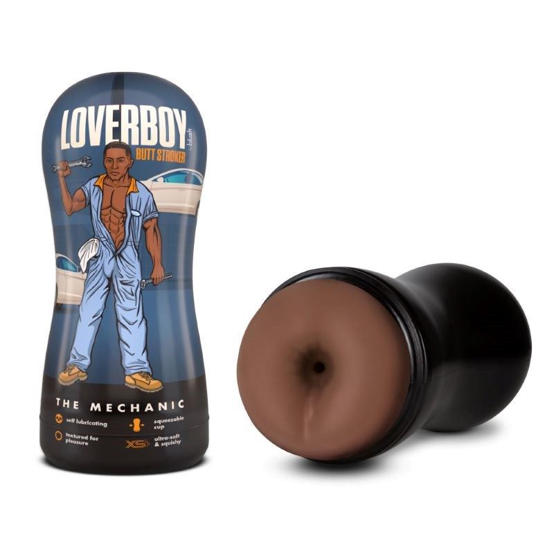Loverboy The Mechanic - Brown Stroker For Edging Control - - Masturbators and Strokers