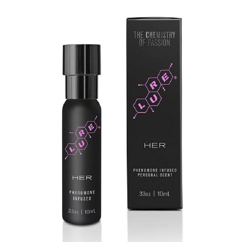 Lure Black Label for Her Pheromone Infused Personal Scent - - Delay and Excite Sprays