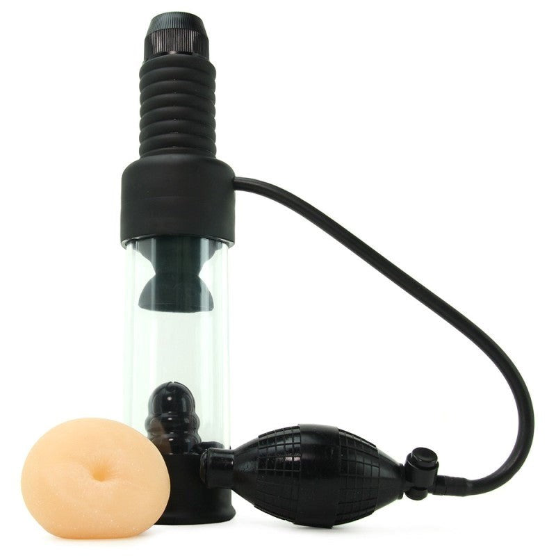 Mack Tuff Vibrating Power Penis Pump Black - - Pumps, Extenders and Sleeves