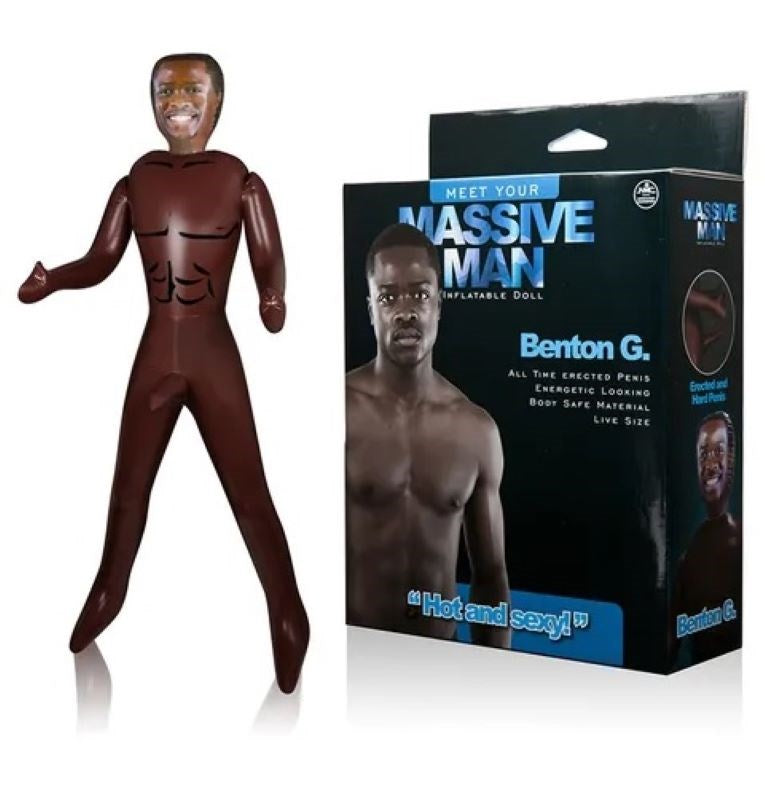 Massive Man Inflatable Doll - Benton G Get Harder Today - - Love Dolls