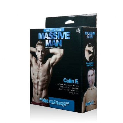 Massive Man Inflatable Doll Colin F Snug as Hell - - Love Dolls