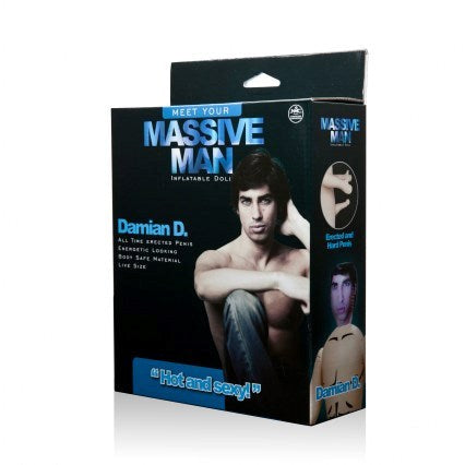 Massive Man Inflatable Doll Damian D Your Harder Sex Gear - - Love Dolls