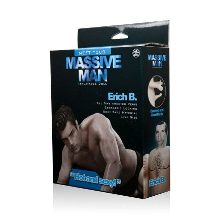 Massive Man Inflatable Doll Erich B Solo Fit Options - - Love Dolls