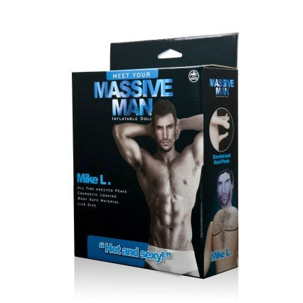 Massive Man Inflatable Doll Mike L Easy Fit Gear - - Love Dolls