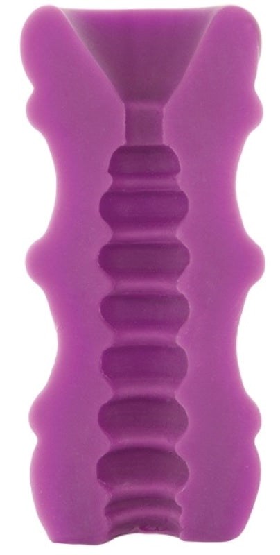 Mood Pleaser Thick Ribs Purple Cock Ring Shop - - Masturbators and Strokers