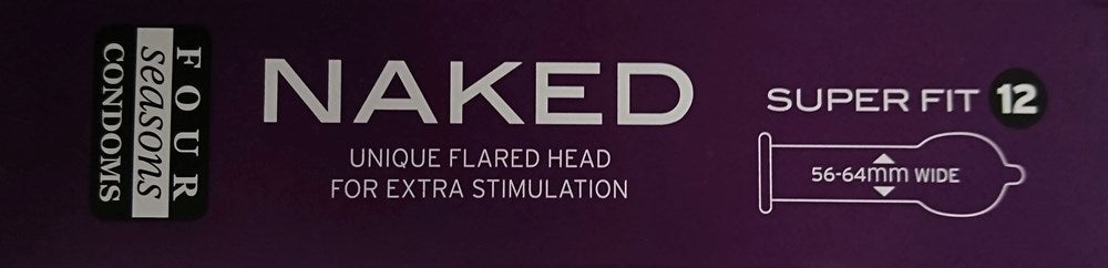 Naked Super Fit Condoms 12 pack Your Harder Sex Gear - - Condoms