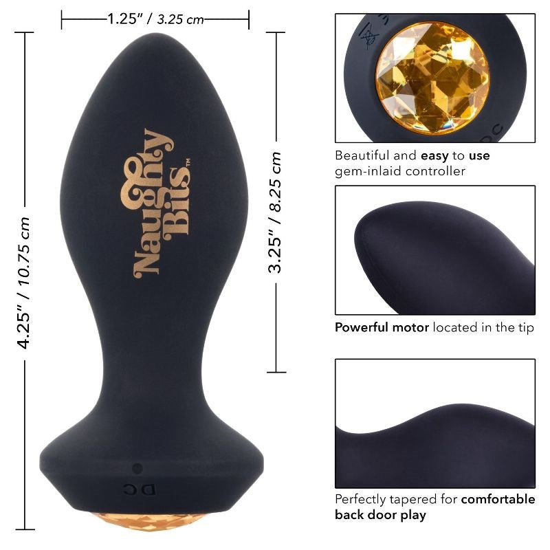 Naughty Bits Shake Your Ass Cock Ring Shop - - Anal Vibrators