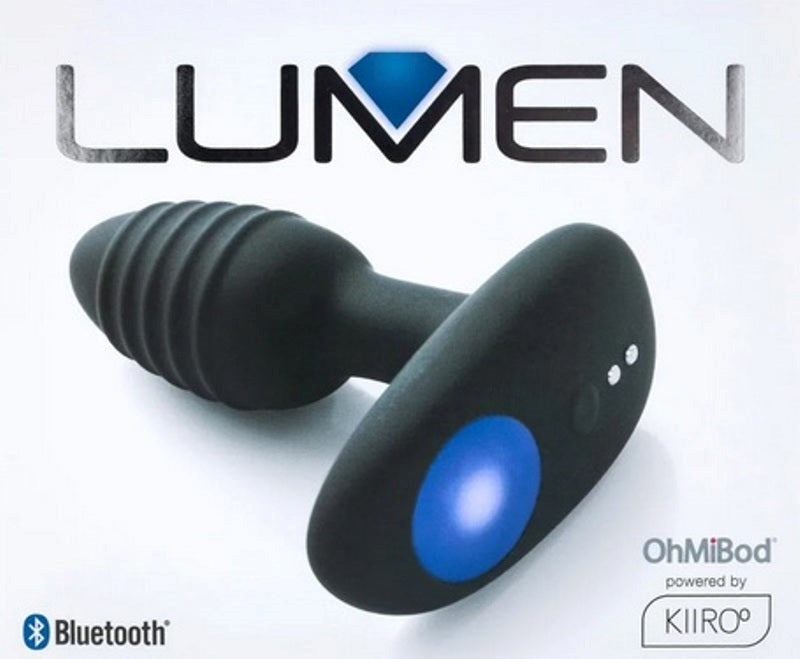 OhMiBod Lumen by Kiiroo Anal Vibrator - Black - - Anal Vibrators