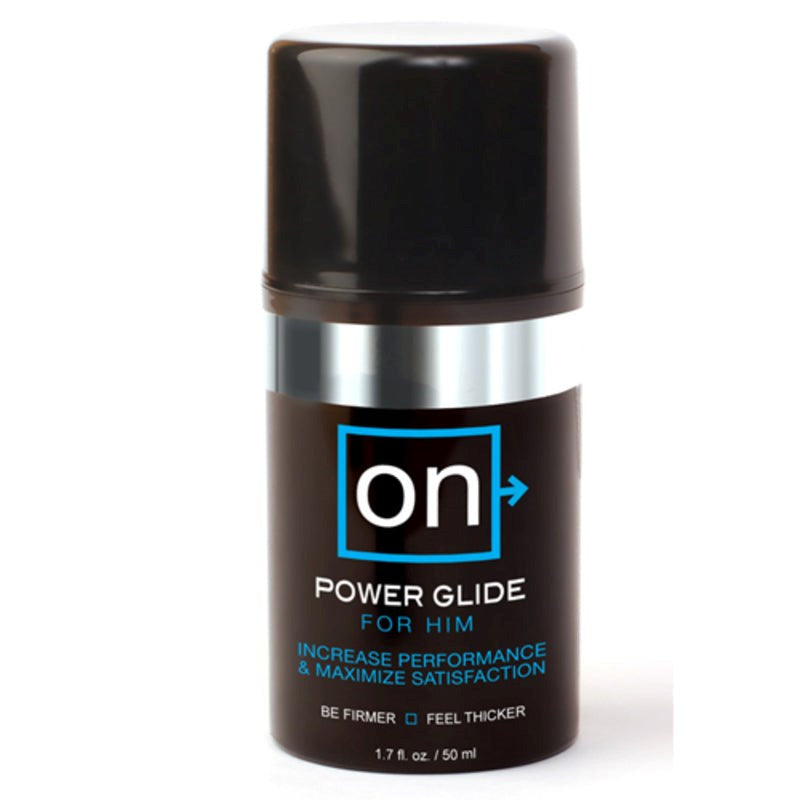 ON Power Glide for Him Premium Cock Gear - - Delay and Excite Sprays