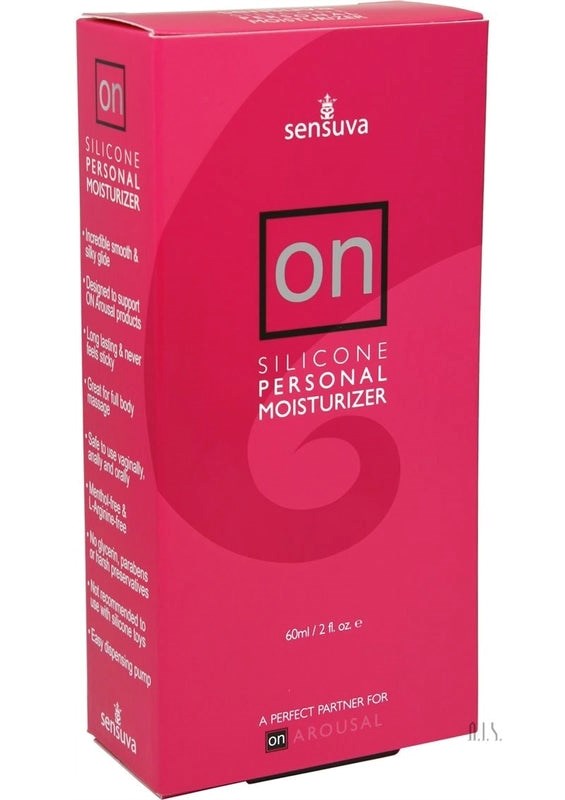 Sensuva On Silicone Personal Moisturiser Long Lasting Premium Lubricant - - Silicone Based Lubes