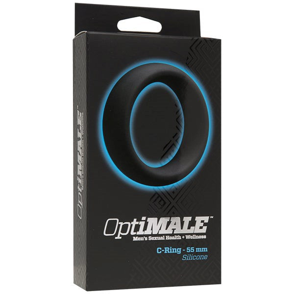 Optimale C Ring Thick Black Snug Fit CRings - - Cock Rings