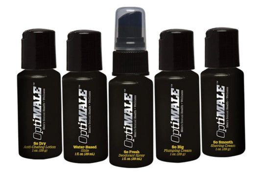 OptiMALE Travel Essentials for Men Snug as Hell - - Delay and Excite Sprays