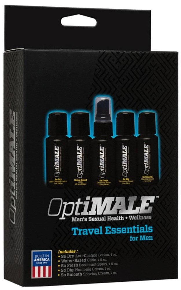 OptiMALE Travel Essentials for Men Snug as Hell - - Delay and Excite Sprays