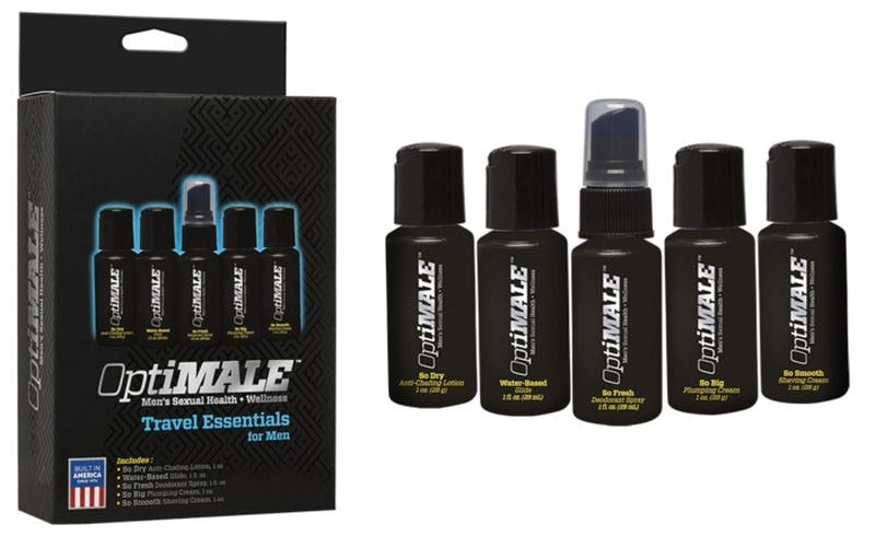OptiMALE Travel Essentials for Men Snug as Hell - - Delay and Excite Sprays
