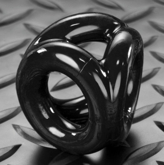 Oxballs Tri-Sport Cocksling Feel The Cock Vibe - Steel - Cock Rings