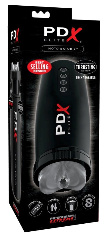 PDX Elite Motobator 2 Vibrating Male Masturbator - - Masturbators and Strokers
