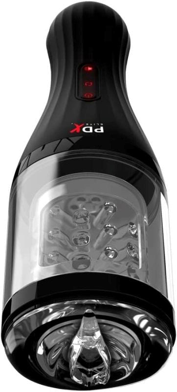 PDX Elite Talk Dirty Rotobator Vibrating Mens Masturbator - - Masturbators and Strokers