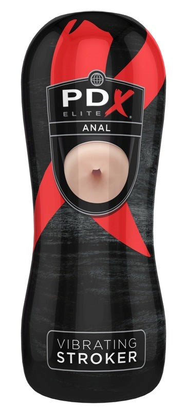 PDX Elite Vibrating Anal Stroker Built To Perform - - Masturbators and Strokers