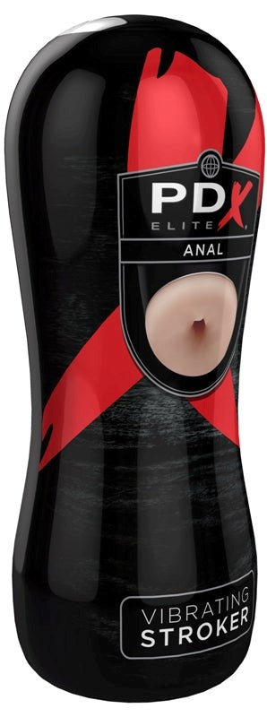 PDX Elite Vibrating Anal Stroker Built To Perform - - Masturbators and Strokers