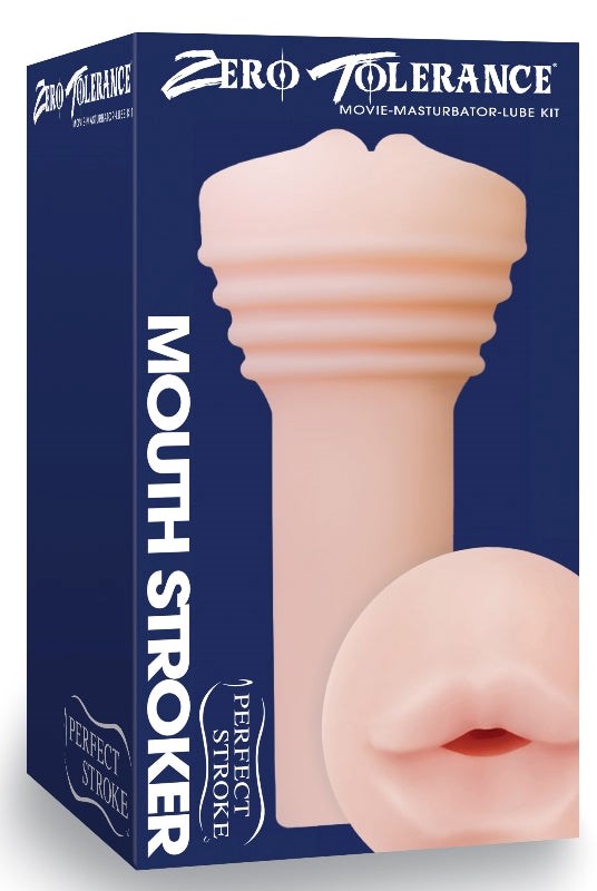 Zero Tolerance Perfect Stroke Replacement Sleeve Mouth Flesh - - Masturbators and Strokers