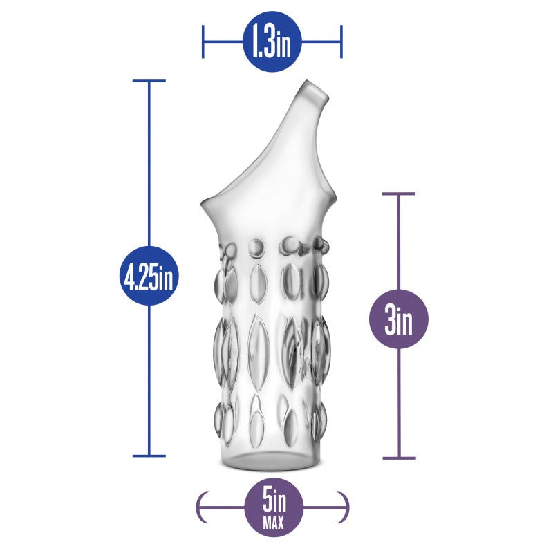 Blush Novelties Performance Studded Sleeve - Enhance Pleasure - - Pumps, Extenders and Sleeves